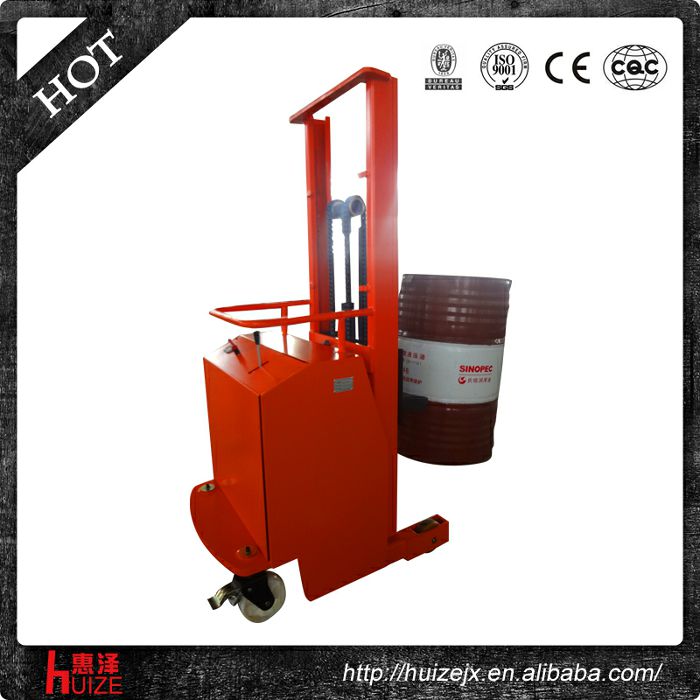 2半電動(dòng)配重油桶車（無(wú)底腿，只堆垛，不翻轉(zhuǎn)）